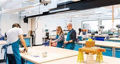 Engineering students at Exeter University engaging in hands-on learning in one of the state-of-the-art labs.