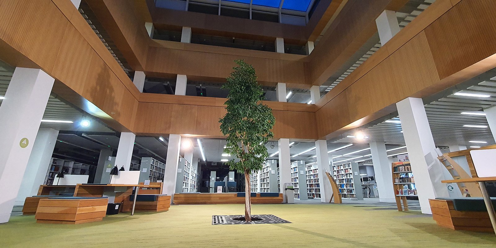  Lancaster University library interior