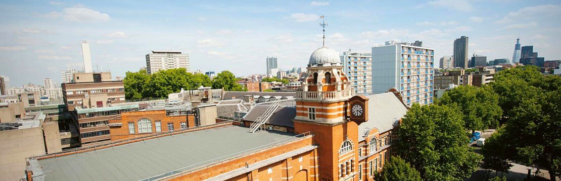 City, University of London campus view