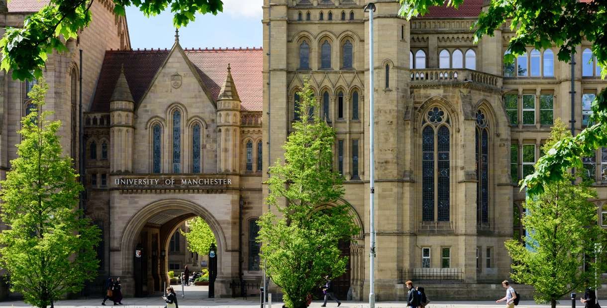  The University of Manchester’s sprawling campus in the heart of the United Kingdom.